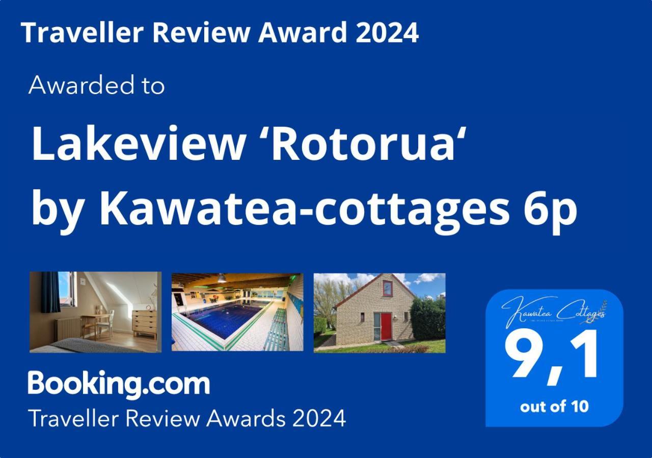 Lakeview 'Rotorua' 4-6 Pers By Kawatea Cottages Ewijk Exteriér fotografie
